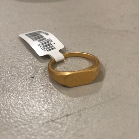 Madewell Slim Signet Ring Size 8 - Picture 2 of 3